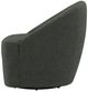 Coaster®  Leon Black/Hunter Green Swivel Chair -3