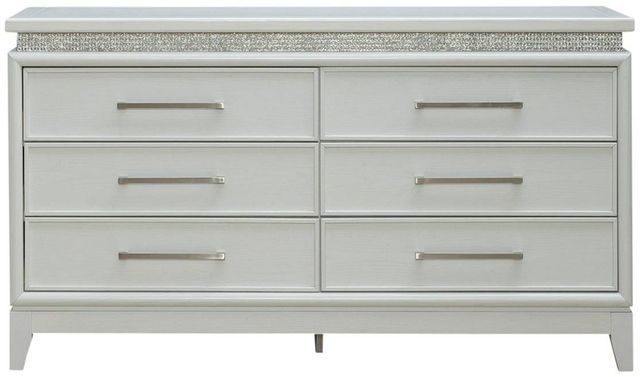Liberty Furniture Reflections Pearl White Dresser-2
