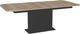 Amisco Customizable Lucarelli 108" Rectangular Extendable Table with 1" Birch Veneer Top, Radius Corners and 1 Leaf-0
