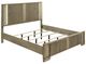ACME Furniture Lakkari Antique Oak Eastern King Panel Bed-0