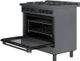 Bosch® 800 Series 36" Black Stainless Steel Pro Style Gas Range-3
