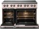 Viking® 5 Series 48" Blush Pro Style Induction Range with Polished Chrome Trim-1