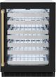 ZLINE Autograph Edition Touchstone 4.8 Cu. Ft. Stainless Steel Wine Cooler with Black Matte Glass Door and Champagne Bronze Handle-0