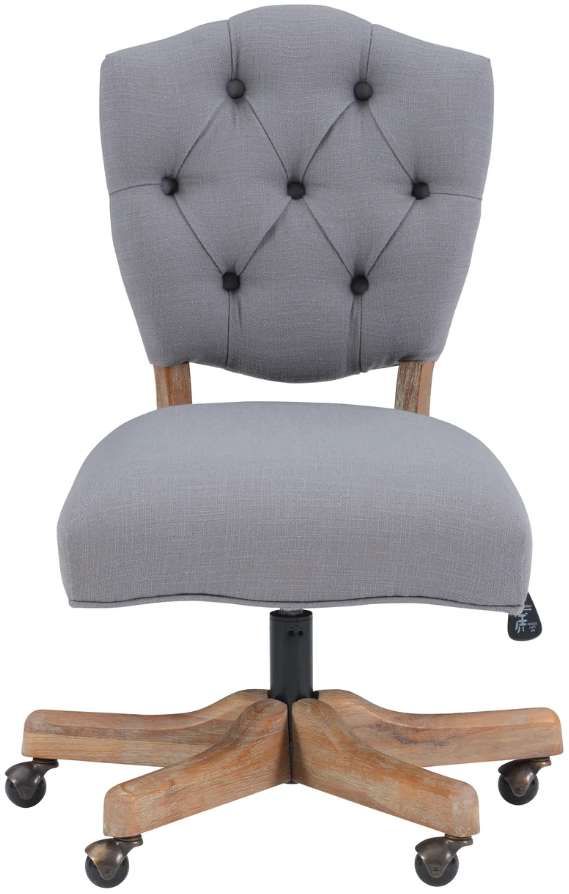 Linon Kelsey Gray Office Chair-3