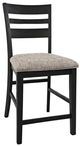 Jofran Inc. Altamonte 7-Piece Dark Charcoal Counter Height Dining Table Set-3