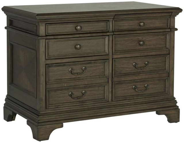 Coaster® Hartshill Burnished Oak 5-Drawer File Cabinet-1