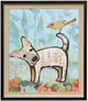 Stylecraft Light Blue/Light Green/Off-White Framed Print-0