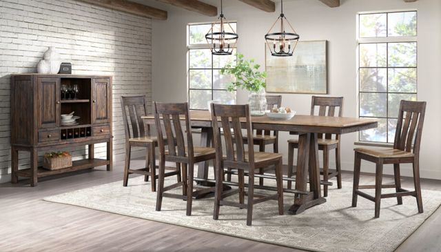 Intercon Transitions Driftwood/Sable Barstool-1
