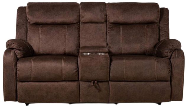 Global Furniture USA 3-Piece Domino Coffee Manual Reclining Living Room Set-3