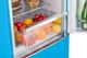 Unique® Appliances Classic Retro 22 in. 9 Cu. Ft. Robin Egg Blue Bottom Freezer Refrigerator-3