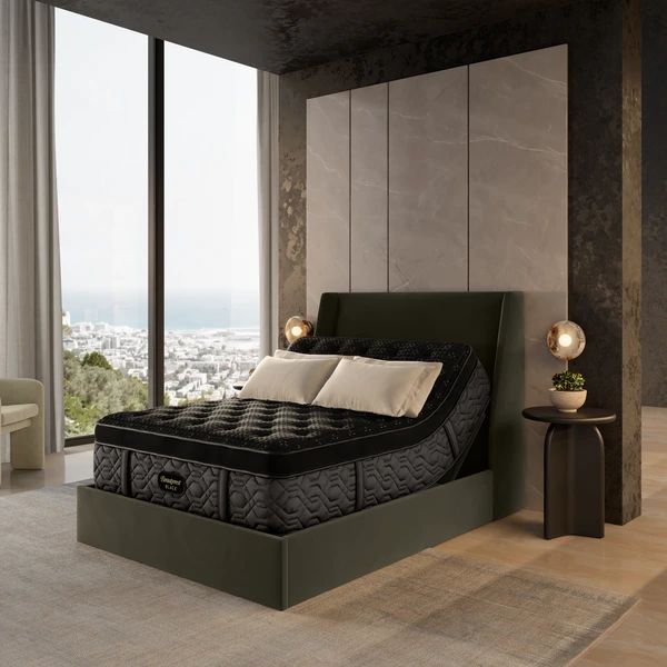 Beautyrest Black Series 4 Pocketed Coil 17.5" Medium Summit Pillow Top Queen Mattress