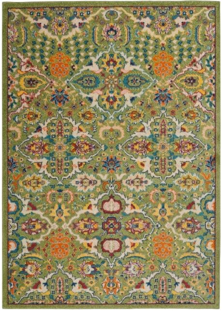 Nourison Home™ Allur Sage Ivory 5'x7' Area Rug-0