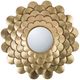 A & B Home Gold Mirrored Floral Wall Decor-1