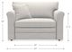La-Z-Boy® Leah Charcoal Twin Sleep Chair-4