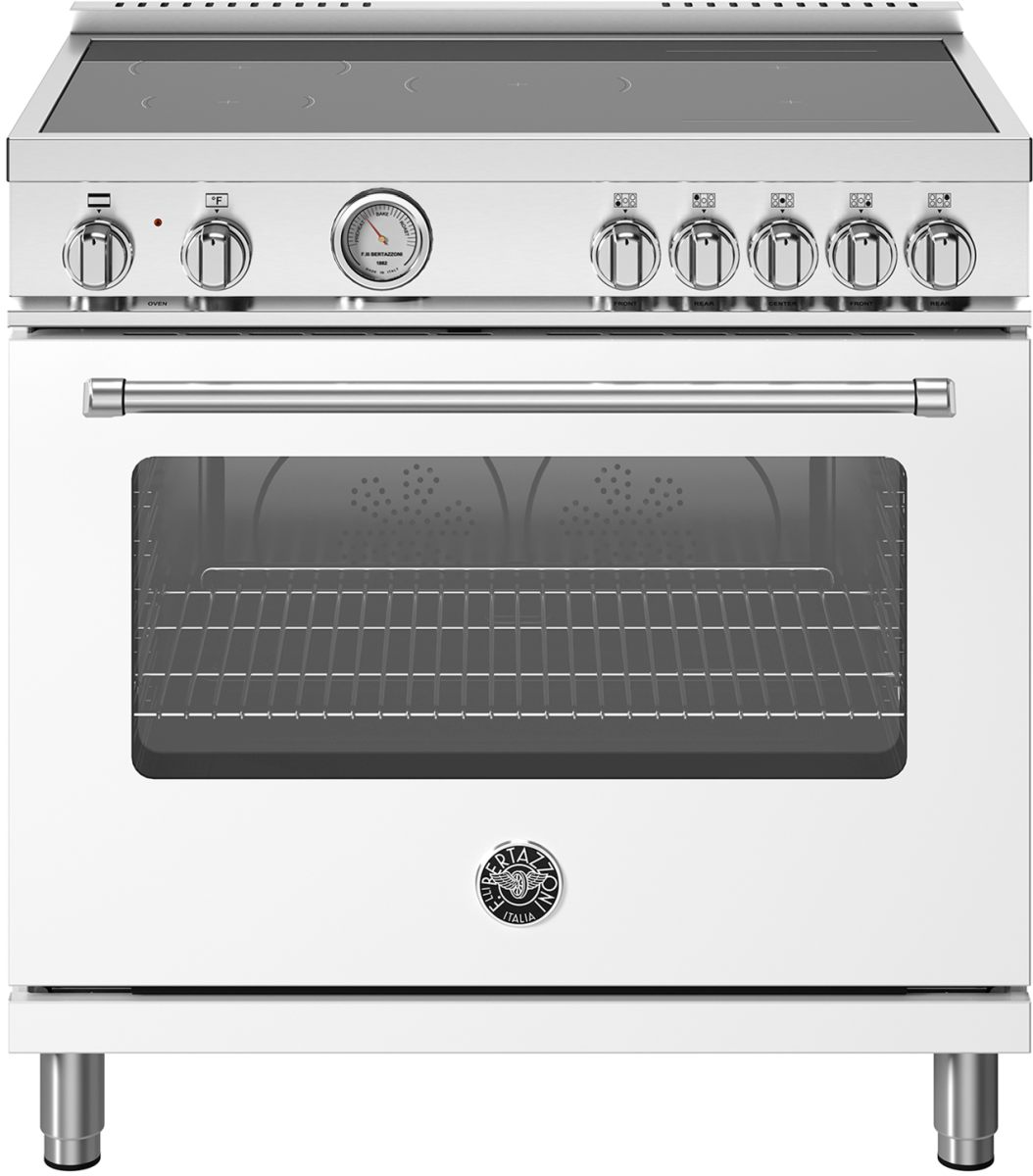 Bertazzoni White Induction Range Bertazzoni Master Series 36in Induction Range