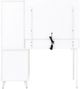 Coaster® Souza White High Gloss Vanity Table With LED Mirror-5