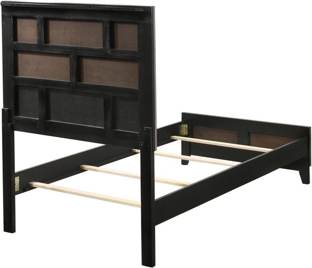Coaster® Watson Rustic Grey Oak Twin Bed-3