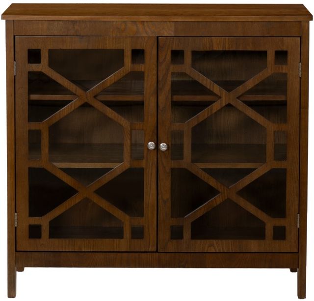 Linon Fetti Brown Cabinet-2