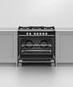 Fisher & Paykel 36" Black Pro Style Natural Gas Range-4