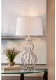Bassett Mirror Sophie Silver Leaf Table Lamp-2