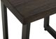 International Furniture Direct Raramuri Stained Dark End Table with Black Base-5