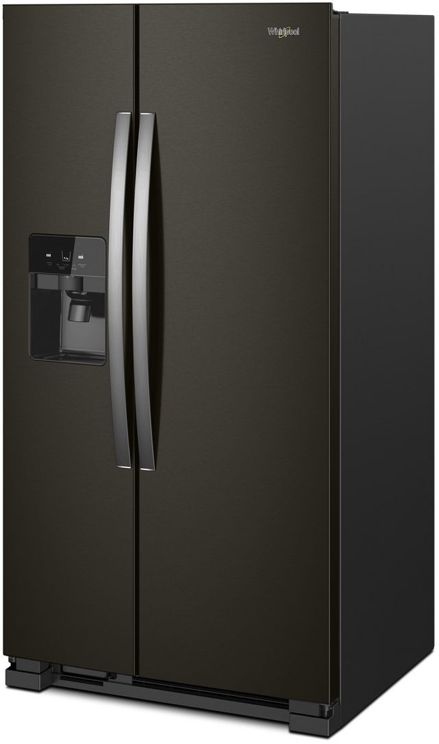 Whirlpool® 36 in. 24.6 Cu. Ft. Fingerprint Resistant Black Stainless Side-by-Side Refrigerator-3