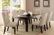 Furniture of America® Sania 7-Piece Antique Black/Beige Rectangular Dining Table Set-0