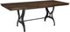Intercon District Cool Copper Counter Dining Table with Black Base-2