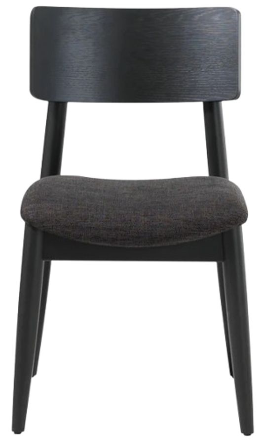 Transformer Table Transformer Dark Gray/Smoked Hickory/Onyx Round Dining Chair-1