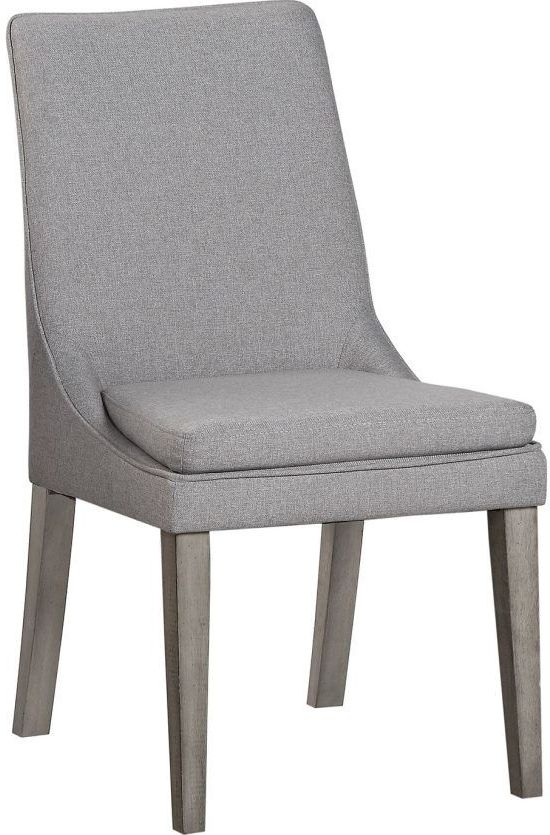Winners Only® Xena Gray Upholstered Dining Chair-0