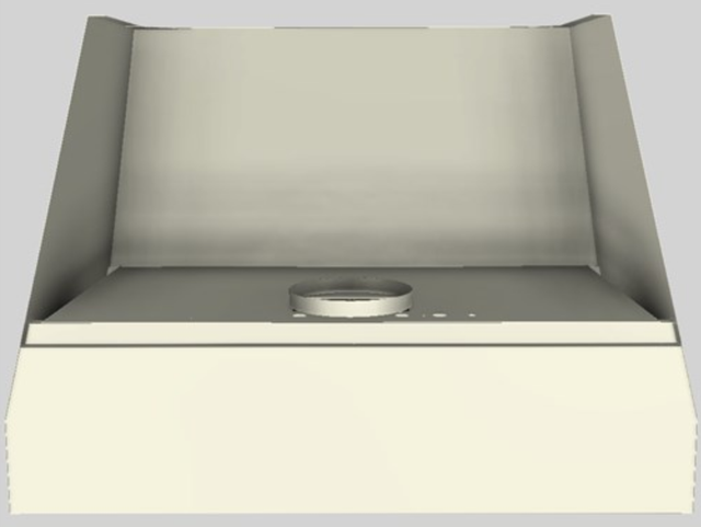 Vent-A-Hood® Designer Series 42" Biscuit Wall Mounted Range Hood-2