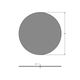 Amisco Customizable Asterisk Clear Round Counter-Height Table-2