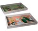 A & B Home 4-Piece Multi-Colored Bird Print Tray Set-2