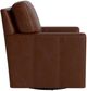 Bassett® Furniture Customizable Trent Leather Thin Track Arm Swivel Chair-2