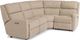 Flexsteel® Catalina Beige Power Reclining Sectional with Power Headrests-0
