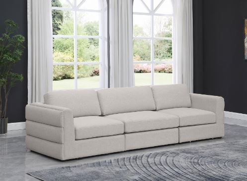 Meridian Furniture Beckham Beige Modular 114" Sofa-2