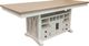 Parker House® Americana Modern 9-Piece Weathered Natural Counter Table Set with Cotton Base-2