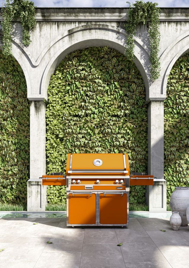 Officine Gullo Professional 3-Burner Custom Color Freestanding Natural Gas Grill-1