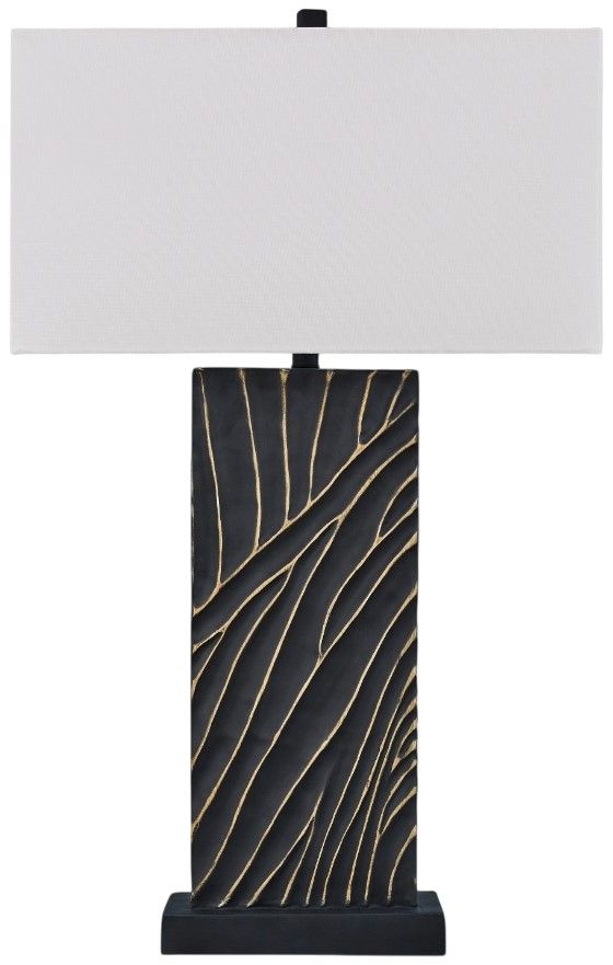 Signature Design by Ashley® Bartlen Black/Gold Table Lamp-0