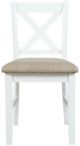 Jofran Inc. Hobson Beige/White X-Back Desk Chair-2
