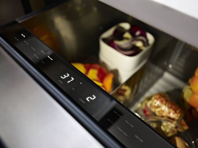 KitchenAid® 4.7 Cu. Ft. Stainless Steel Refrigerator Drawers-1