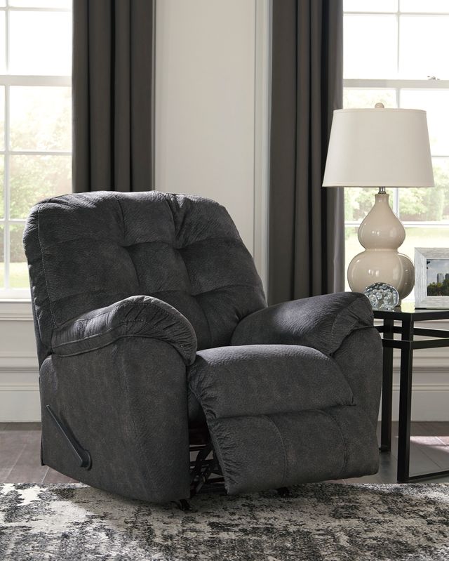 Signature Design by Ashley® Accrington Granite Rocker Recliner-3