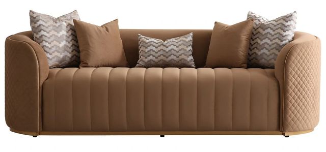 Michael Amini® Ariana Caramel/Gold Sofa-2