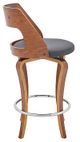 Armen Living Grady Gray 30" Swivel Bar Stool-1