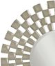 Bassett Mirror Chequers Silver Leaf Wall Mirror-1