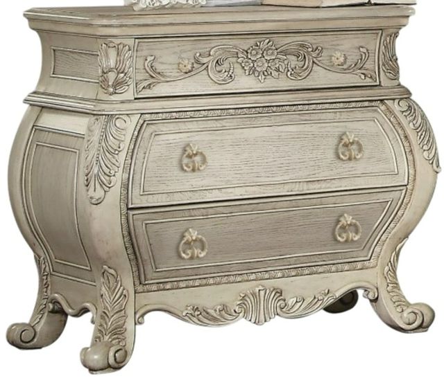 ACME Furniture Ragenardus Antique White Nightstand-0