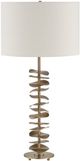 Uttermost® Akoa Warm Antique Brass Table Lamp-0