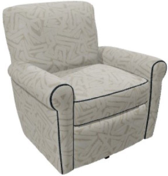 Craftmaster® Customizable Craftmaster Essentials 36" Swivel Glider Chair-0