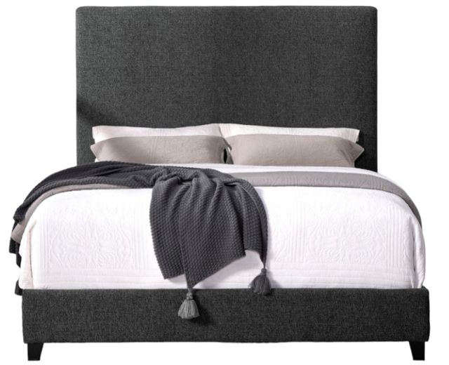 Legends Home Bridger Endurance Graphite King Upholstered Panel Bed-3