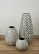 Le Present Drop Wide Dash Grey 6" Vase-3
